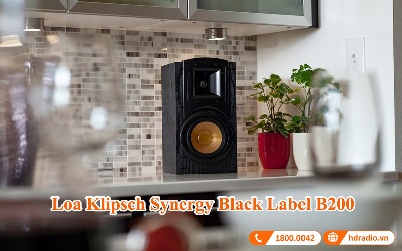 loa bookshelf Klipsch Synergy Black Label B200 loa bookshelf Klipsch Synergy Black Label B200