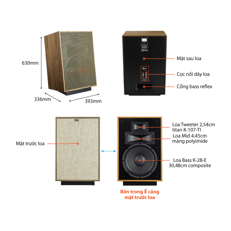 Chu thich loa Klipsch Heresy IV