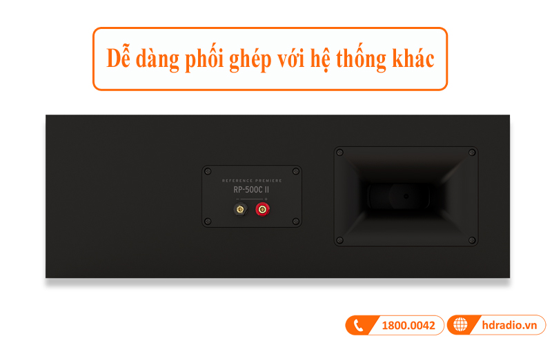 Loa Klipsch RP-500C II phoi ghep