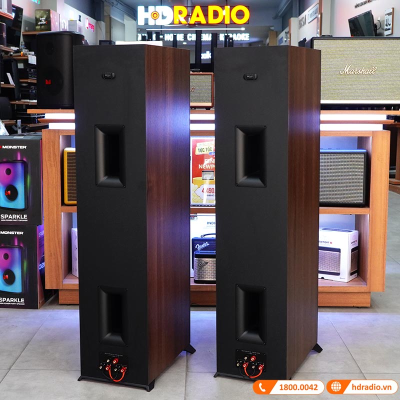 loa klipsch rp 8000f ii voi chan nhom duc cao cap