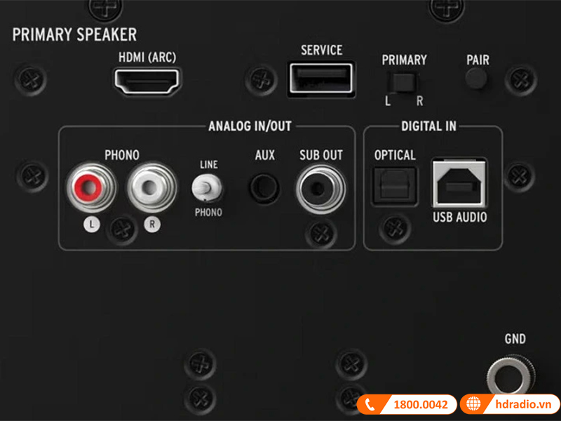 Loa Klipsch The Nines kết nối trực tiếp