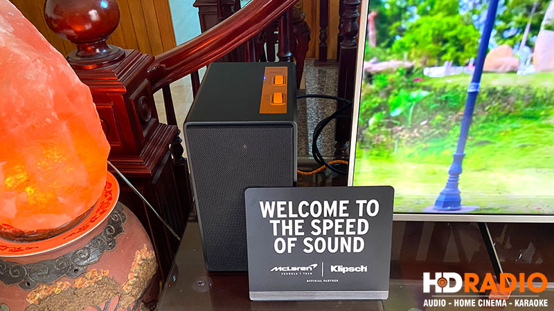 ảnh thực tế Loa bluetooth Klipsch The Fives McLaren Edition