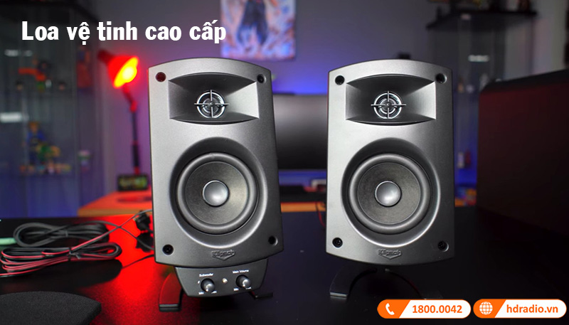 loa ve tinh cao cap cua loa klipsch promedia 2-1