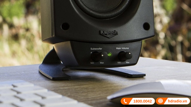 cac num dieu khien cua loa klipsch promedia 2-1
