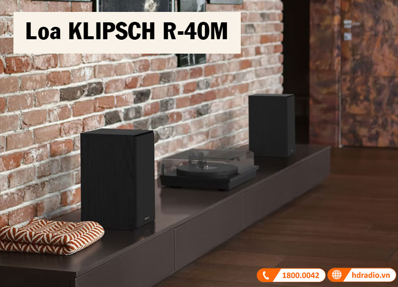 gioi thieu loa klipsch r-40m
