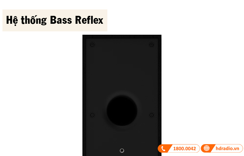he thong bass reflex cua loa klipsch r-30m