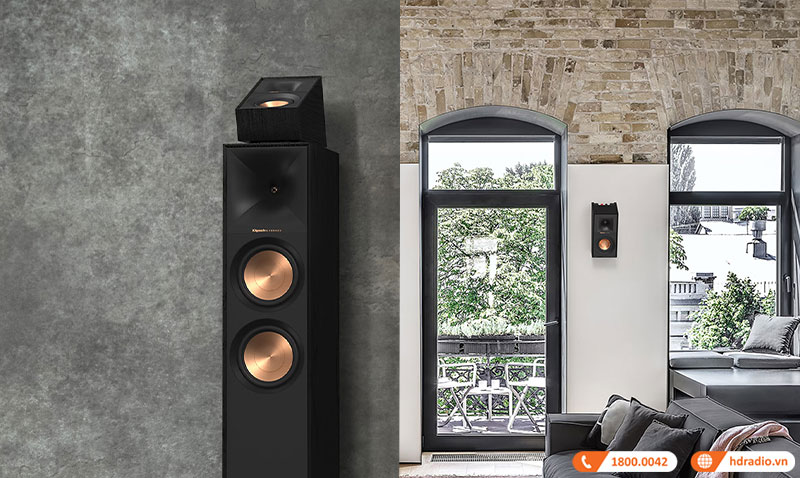 bo tri lap dat loa klipsch r-40sa