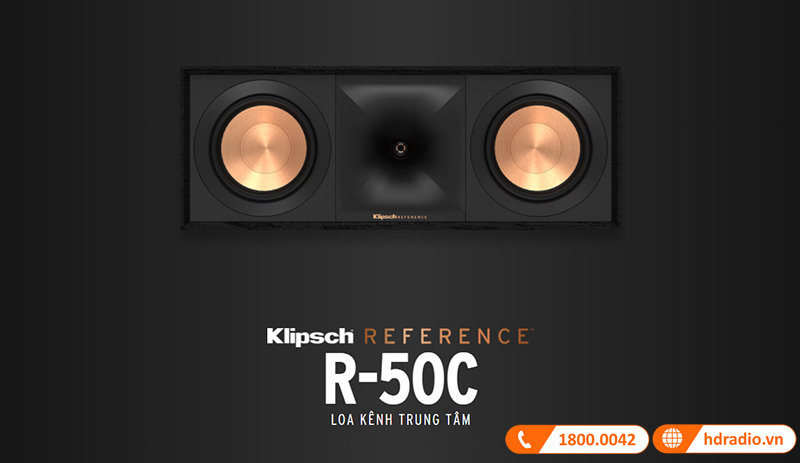 loa klipsch r-50c thuoc dong klipsch reference