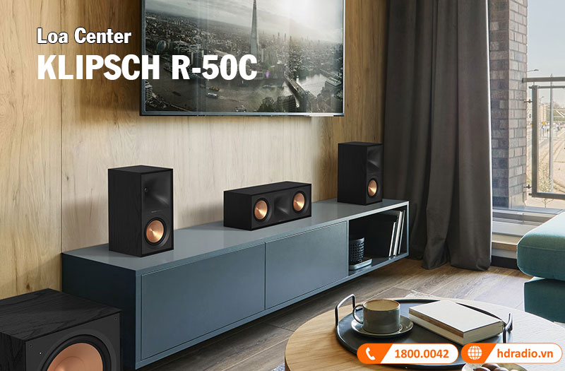 loa center klipsch r-50c