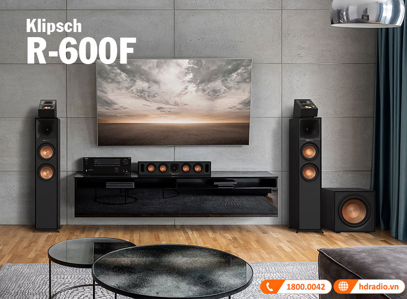cap loa klipsch r-600f