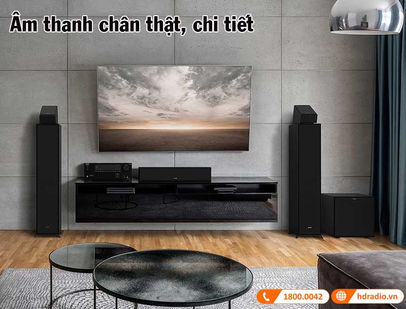 loa nghe nhac klipsch r-600f voi am thanh chan that, chi tiet