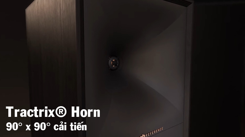 cong nghe tractrix horn cai tien cua loa klipsch r-600f