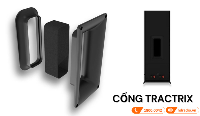cong tractrix phia sau loa klipsch r-600f