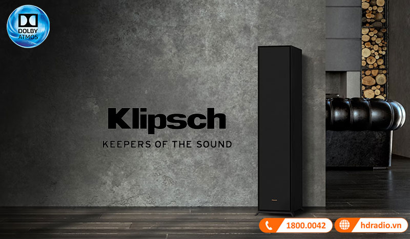 loa dung klipsch r-605fa su dung cong nghe dolby atmos