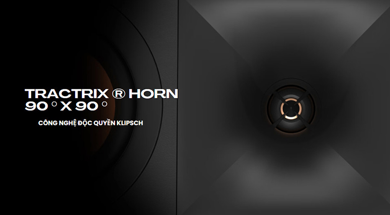 cong nghe tractrix doc quyen duoc su dung tren loa klipsch r-605fa