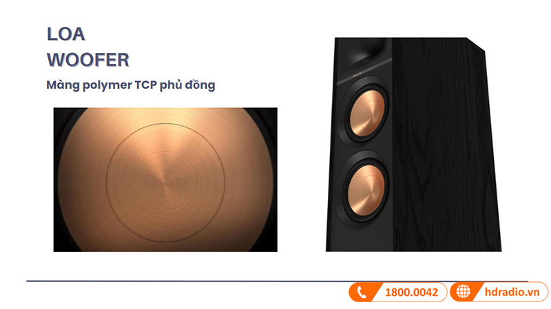 hai loa woofer cua loa klipsch r-605fa