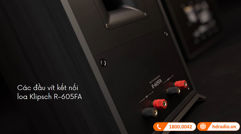 cac vit ket noi cua loa klipsch r-605fa