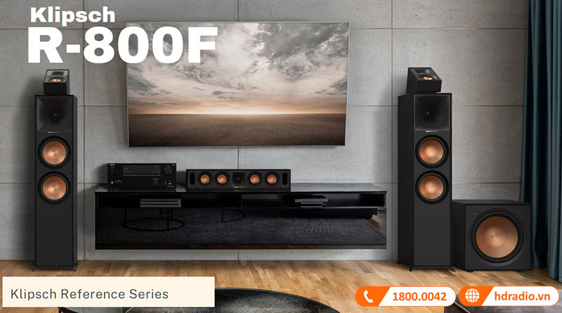 loa klipsch r-800f thuoc dong klipsch reference 