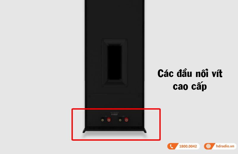 cac dau noi vit cua loa klipsch r-800f