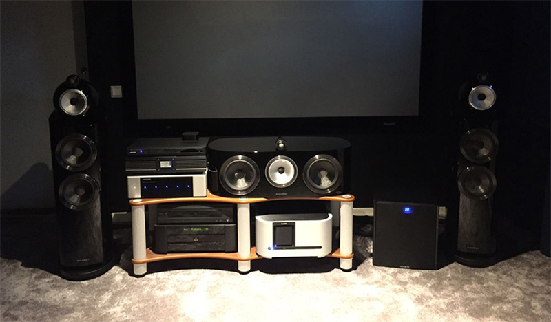 Loa center B&W HTM2 D3 Dễ dàng phối ghép với các thiết bị amply có công suất từ 50W đến 500W Loa center B&W HTM2 D3