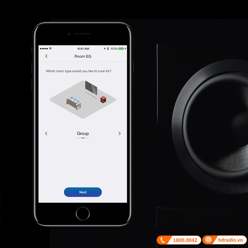 Loa Sub B&W DB4S, Sub điện, 1000W, Bass 25cm-8