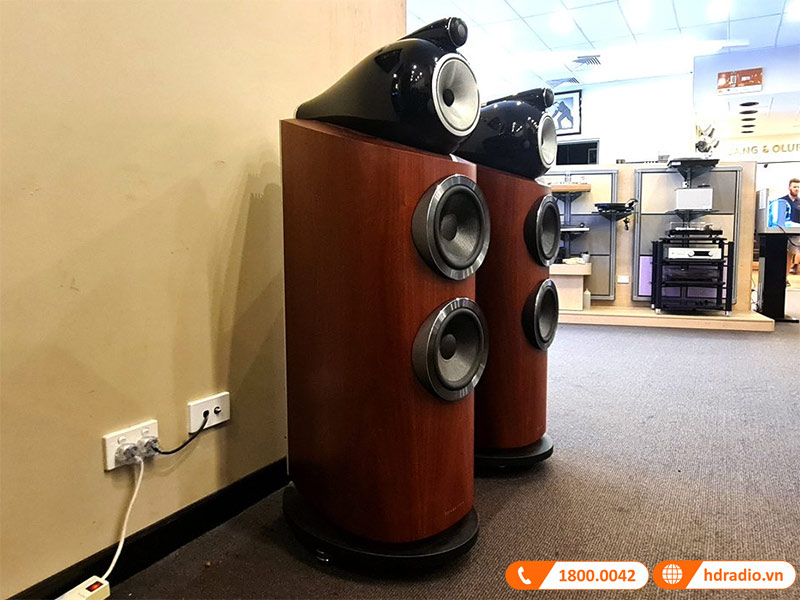 Loa B&W 802 D3 rosenut