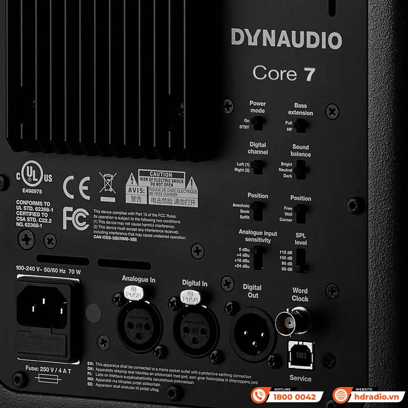 Kết nối Loa Dynaudio Core 7