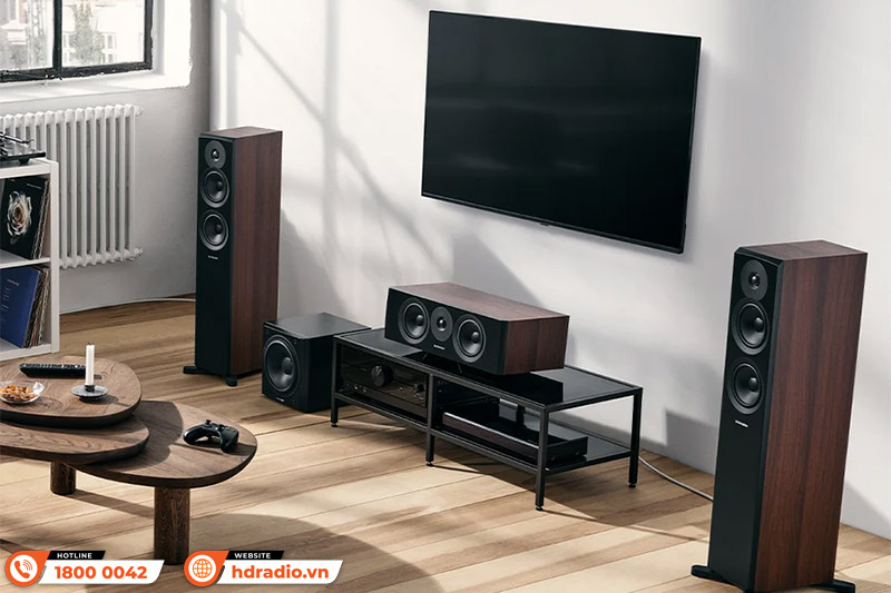 phối ghép dễ dàng với Loa center Dynaudio Emit 25C