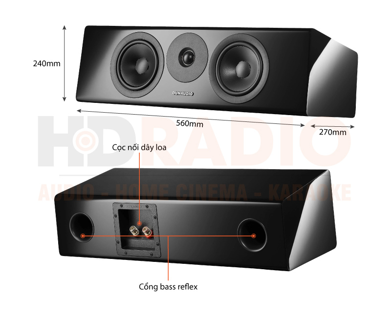 Chú thích Loa Dynaudio Evoke 25C