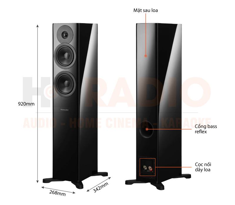 Chú thích Loa Dynaudio Evoke 30