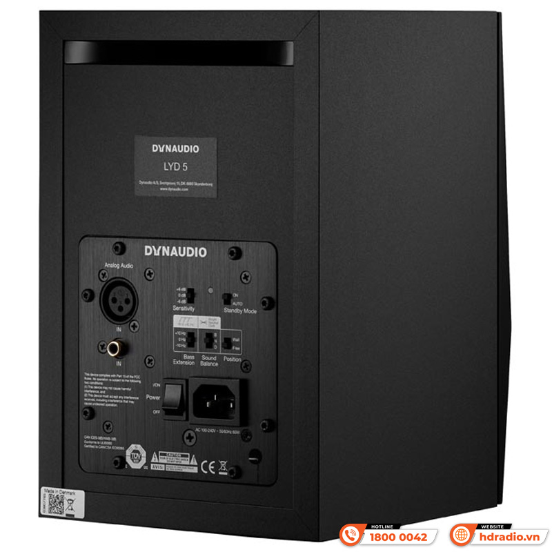 Loa Dynaudio LYD 5, Bass 13 cm, 100W, 106dB, 60 Hz - 21 kHz-4