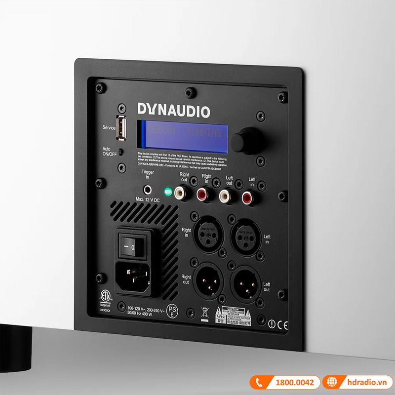 Loa Dynaudio Sub 6, Sub điện, 500W, Bass 24cm-9