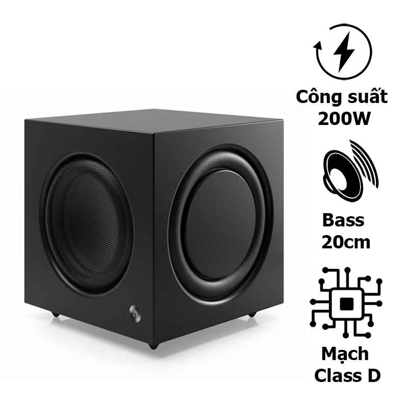 Loa Sub AudioPro SW-10, Bass 20cm, Công Suất 200W (sub điện)