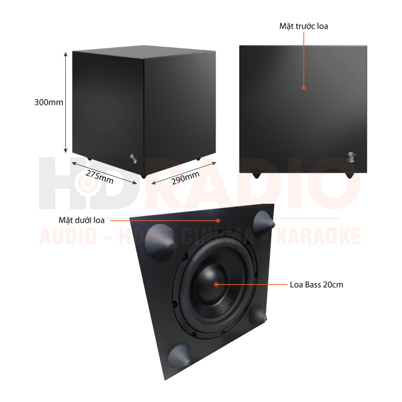 Chú thích Loa sub AudioPro SW-5