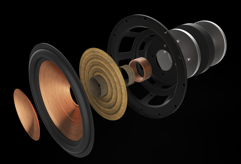 cau truc cu loa woofer