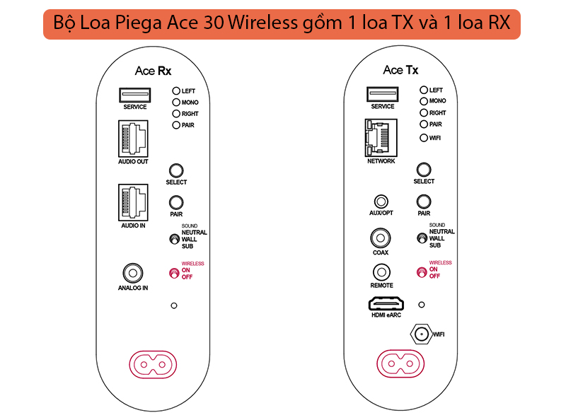 Cặp loa Piega Ace 30 Wireless