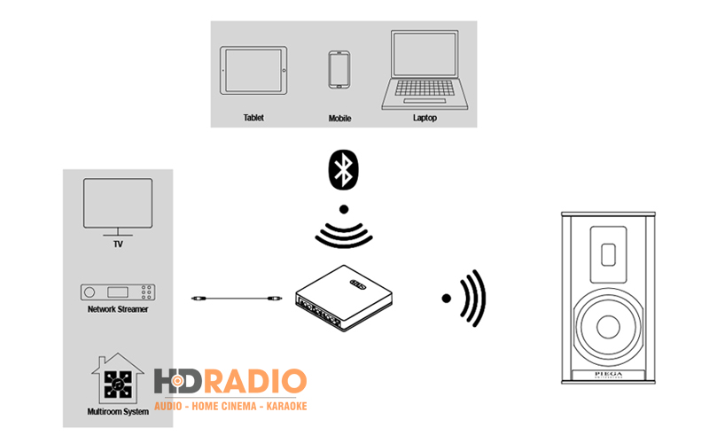 ket noi bluetooth loa piega premium wireless 301