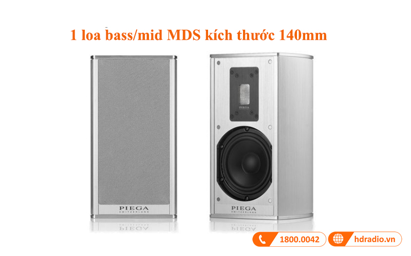 loa bass trong loa bookshelf premium 301