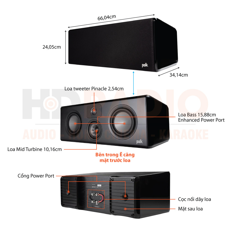 Chú thích Loa Polk Audio Legend L400