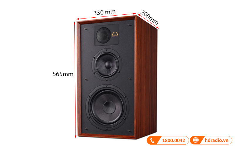 Loa bookshelf Wharfedale Linton Heritage 85th