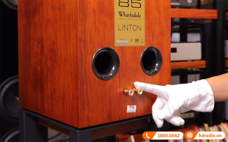 Loa bookshelf Wharfedale Linton Heritage 85th