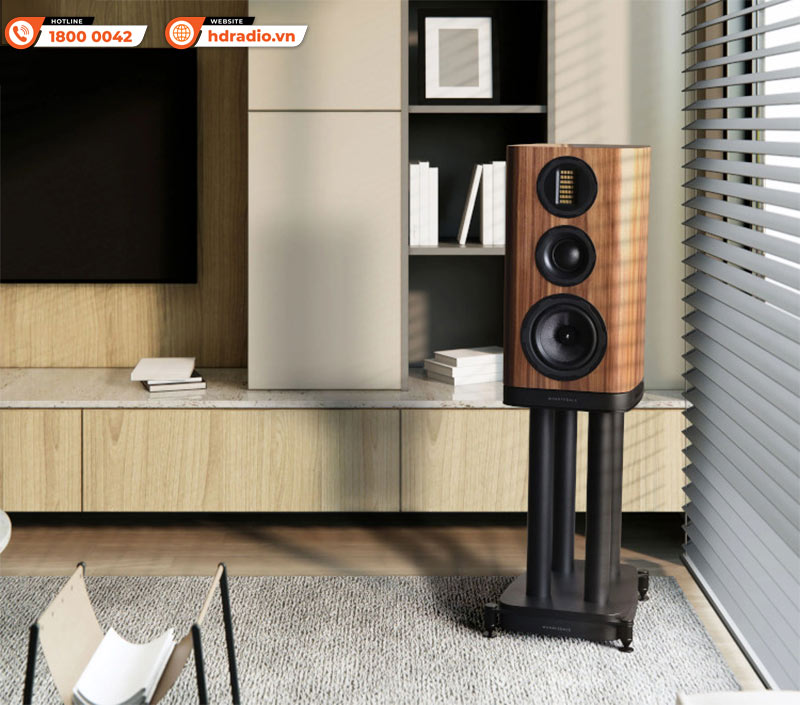 Sử dụng chân loa chuyên dụng cho Wharfedale Evo 5.2 giúp tối ưu trải nghiệm nghe