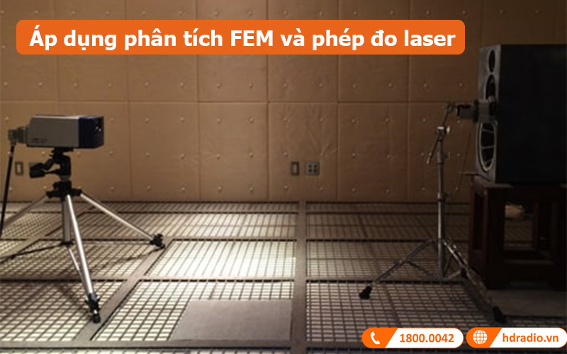 loa Yamaha NS-3000 áp dụng phân tích FEM và phép đo laser 