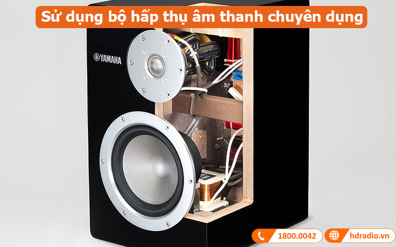 loa Yamaha NS-3000 sử dụng bộ hấp thụ âm thanh chuyên dụng
