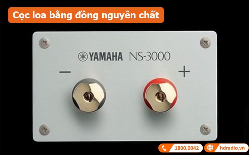 loa Yamaha NS-3000 cọc loa bằng đồng nguyên chất