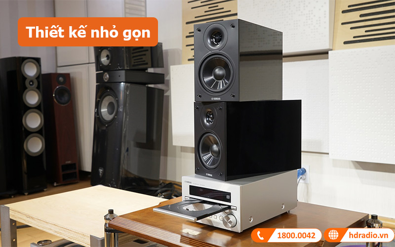 Loa Yamaha NS-BP112 thiết kế nhỏ gọn 