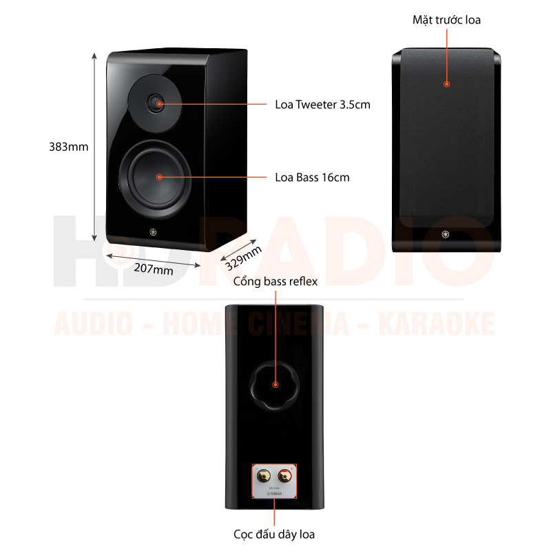 Chú thích Loa Yamaha NS-600A