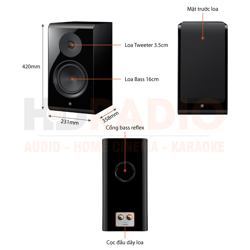 Chú thích Loa Yamaha NS-800A