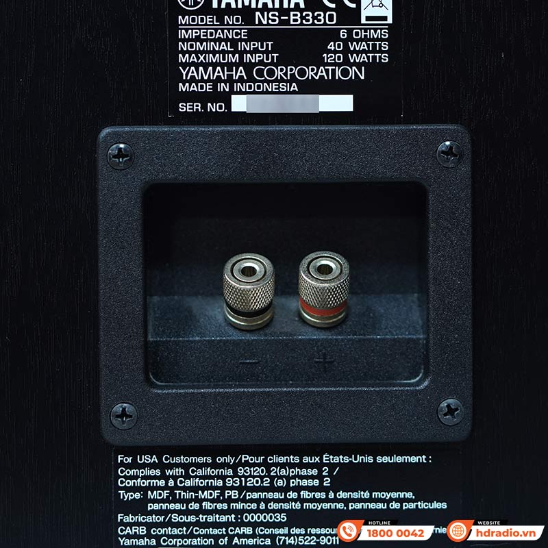 Loa Yamaha NS-B330 (Độ nhạy 87dB, Tần số 55Hz-45KHz)-9