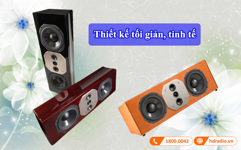 thiet ke loa center mcintosh lcr80